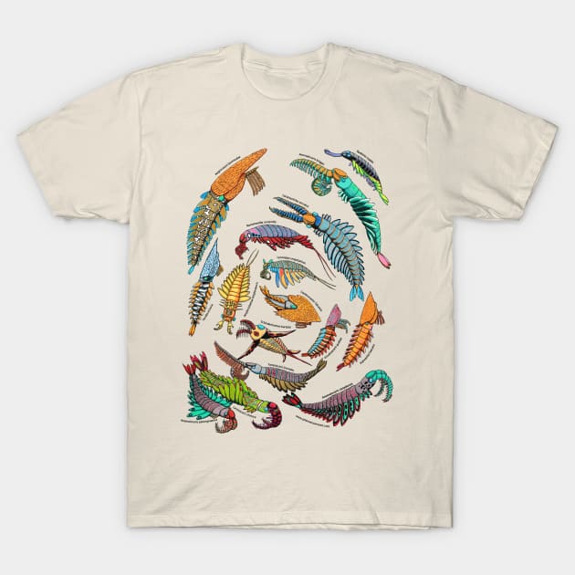 Anomalocaris group T-Shirt by NocturnalSea